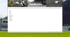 Desktop Screenshot of fczwingen.ch